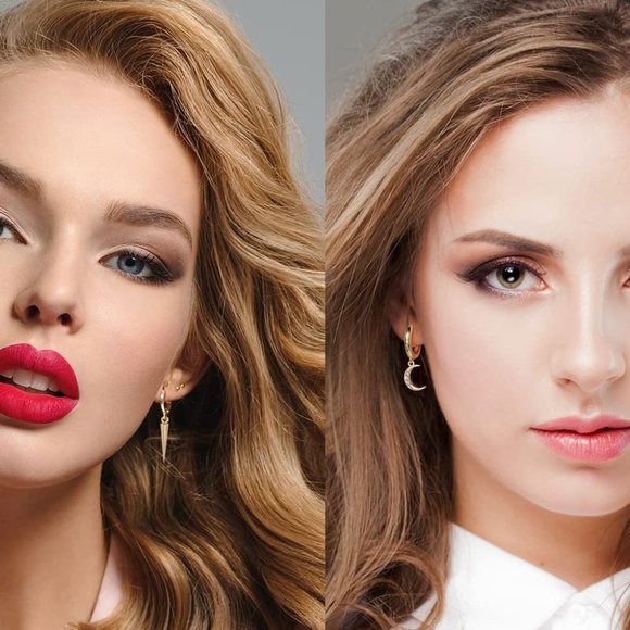 New 12 Pairs Teardrop Druse Crystal Drop Dangle Earrings for Women Girls… - Picture 5 of 6